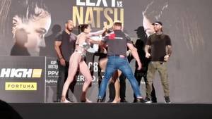 真会玩！女子MMA称重时选手爆发冲突