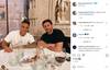 劳塔罗晒与米利托共进晚餐合影:很高兴再次见到你