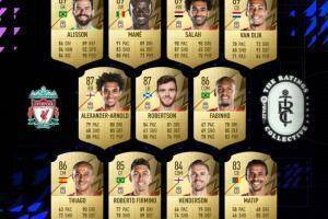 利物浦球员FIFA22评分：萨拉赫、马内、阿利森、范迪克均89分