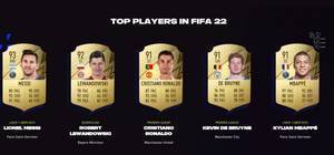 FIFA22评分TOP100：梅西93分居首，卢卡库第26，格子85分第72