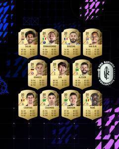 FIFA22评分TOP100：梅西93分居首，卢卡库第26，格子85分第72