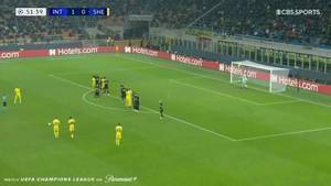 国米1-1被扳平！谢里夫球员蒂尔精彩任意球破门