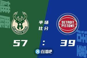 🏀字母哥28 8 9 4帽 格兰特21分 雄鹿大胜活塞止3连败